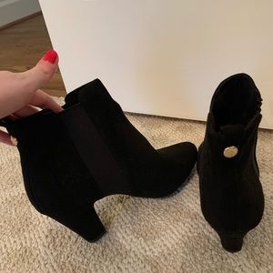 BCBG Suede Booties